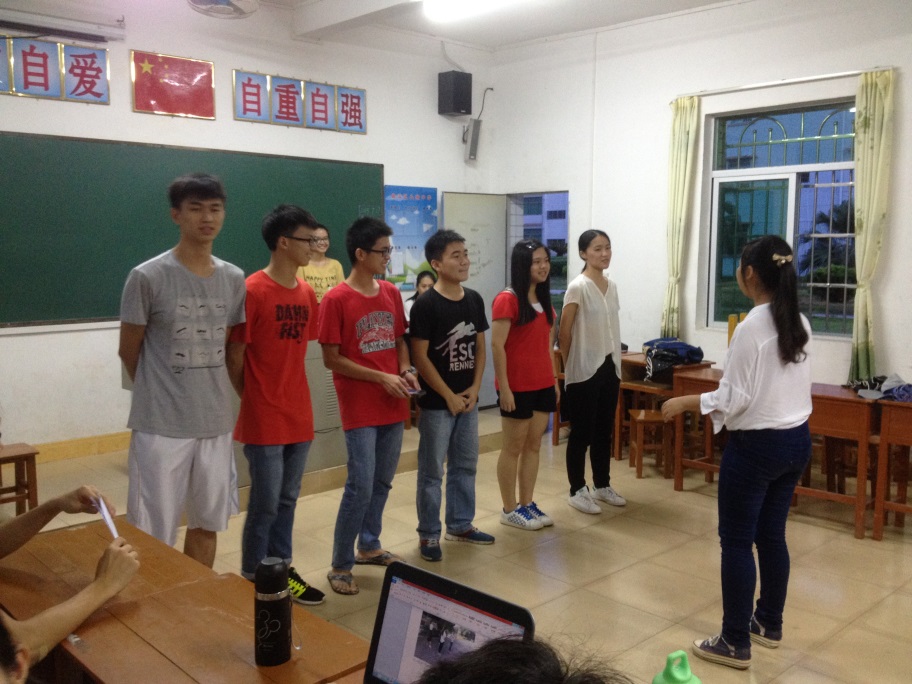 调研组进行开班典礼彩排